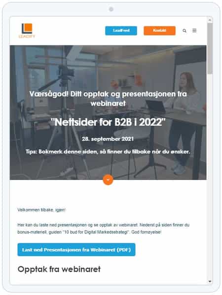 Nettsider for B2B i 2022_tablet